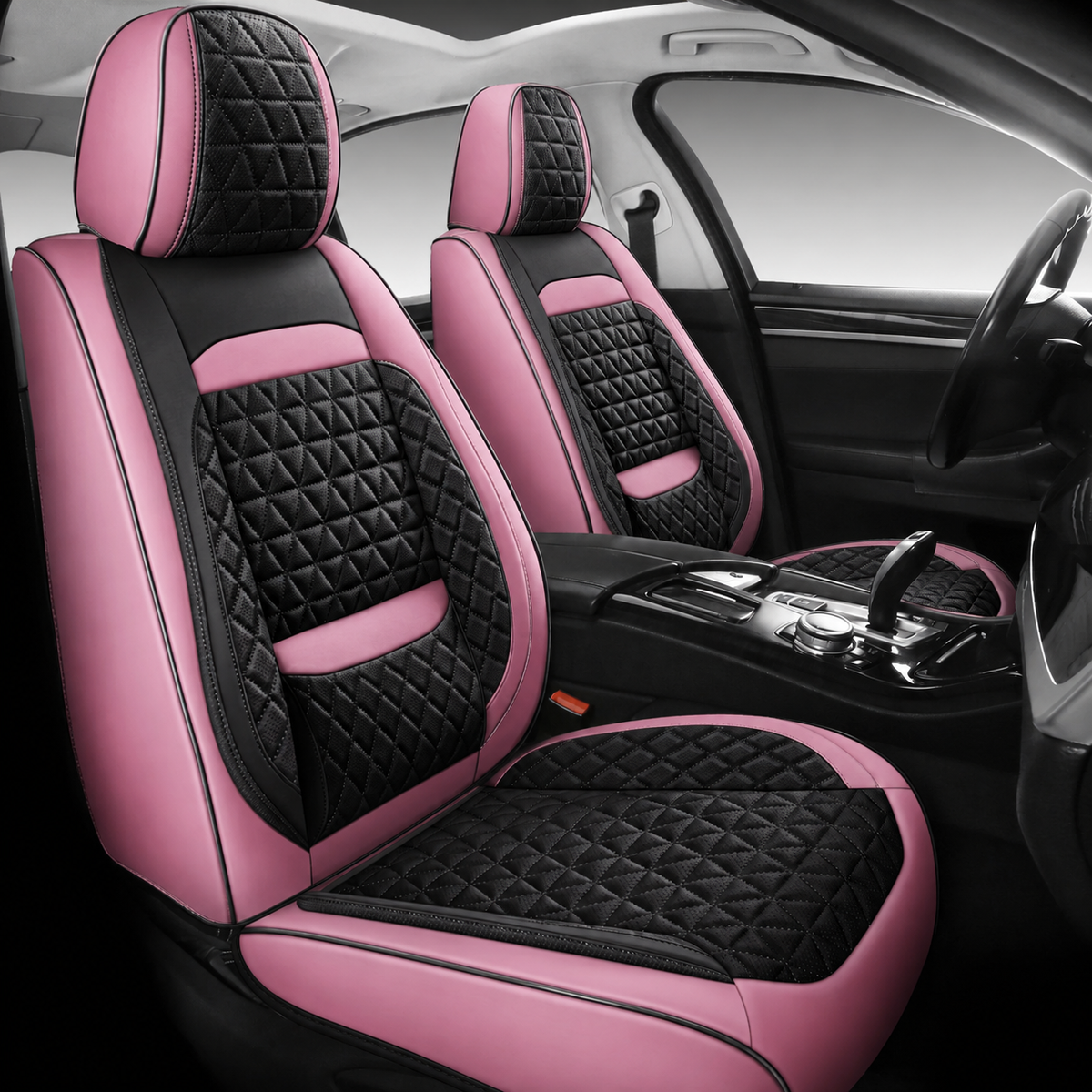 Huse pentru scaune auto cu model diamant