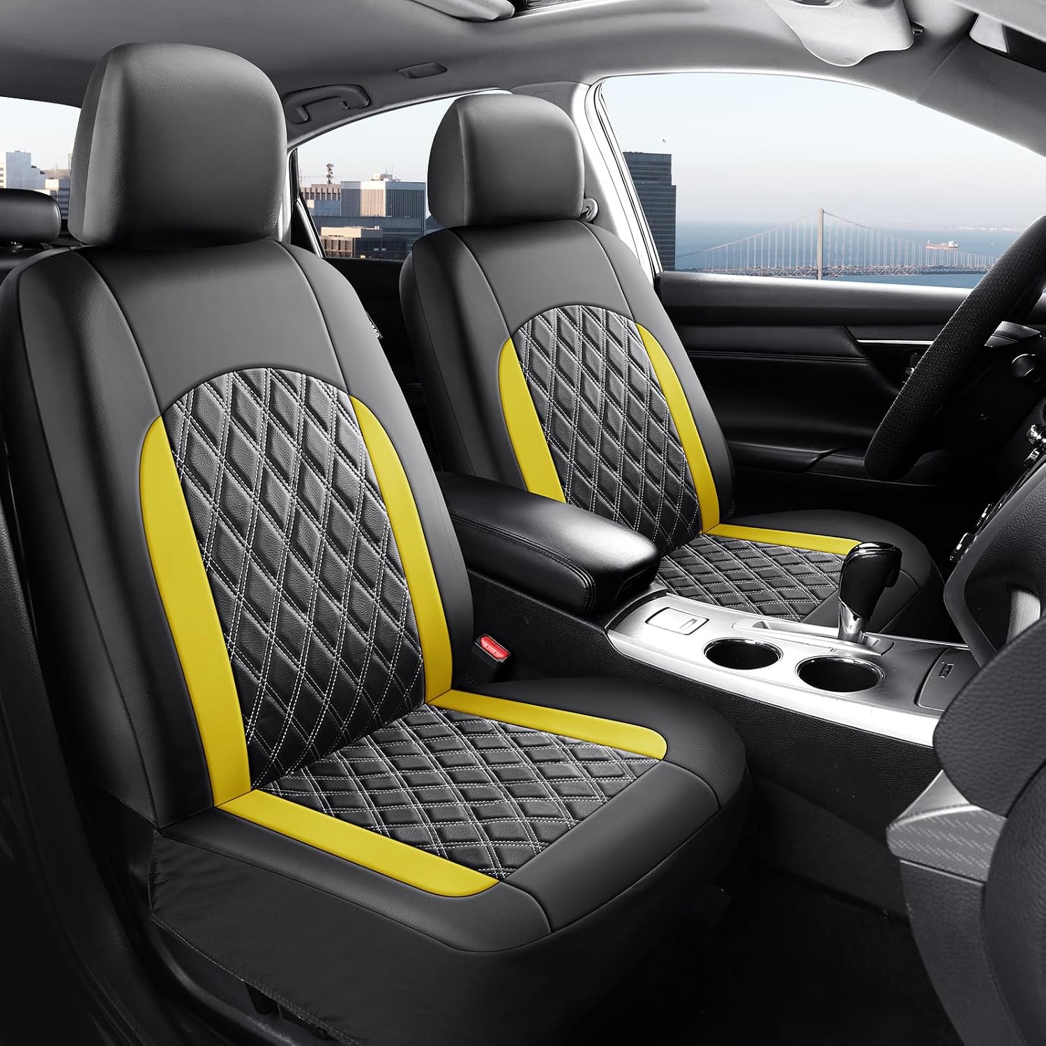 Heavy-Duty Leather Car Seat Covers