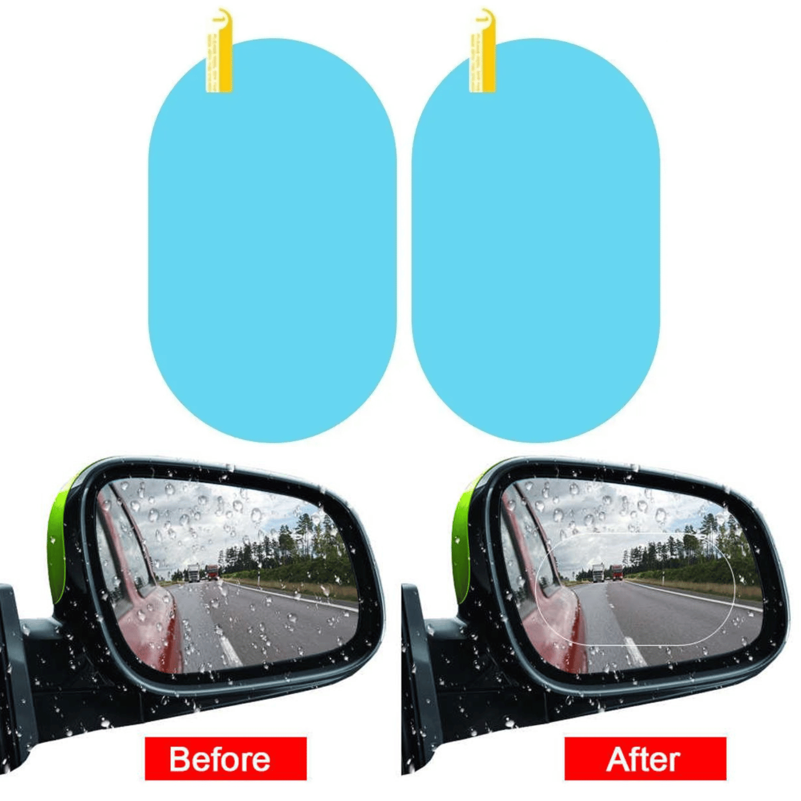 Anti Fog Car Rearview Mirror Sticker