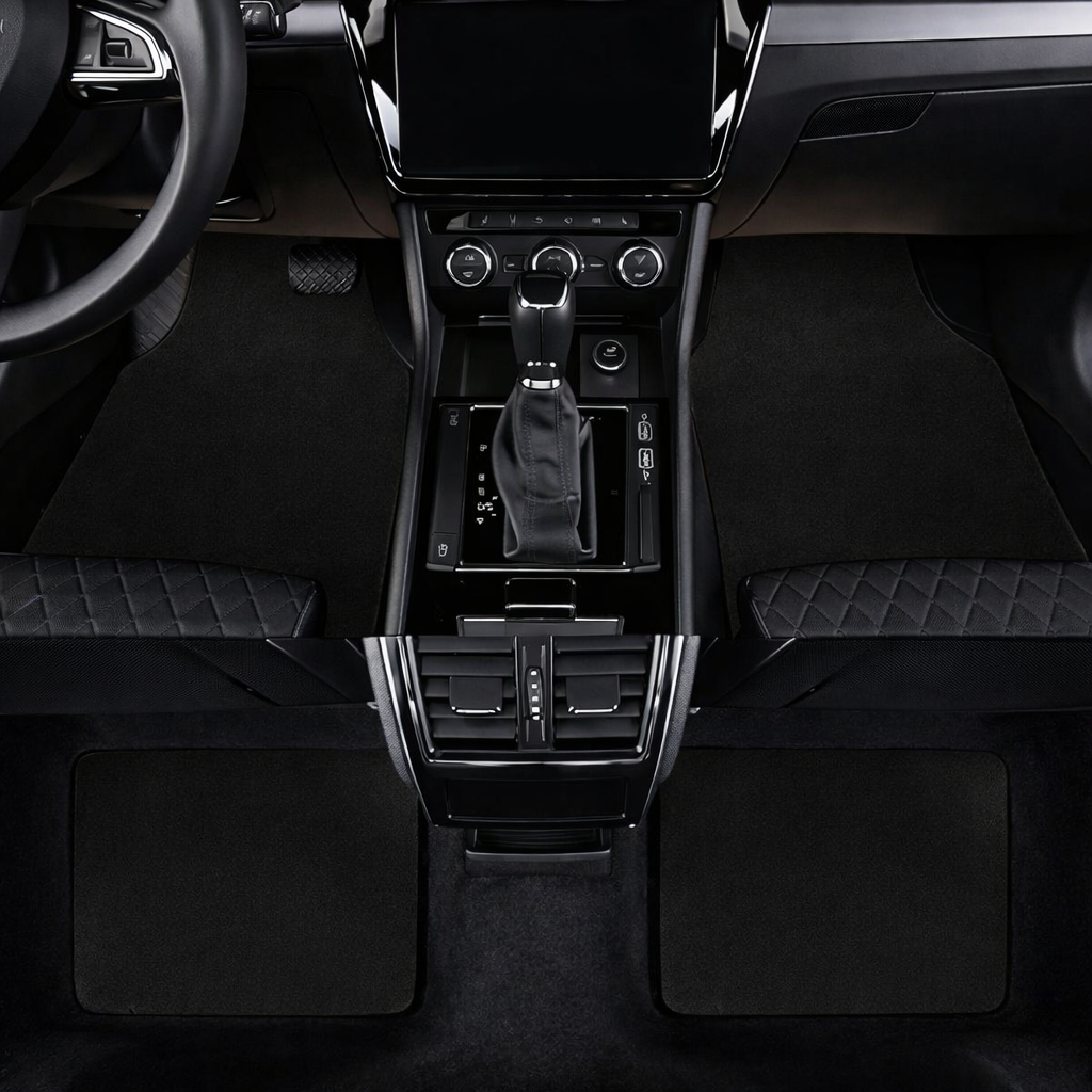 Tapis de sol de voiture antidérapants imperméables (tapis avant et arrière)