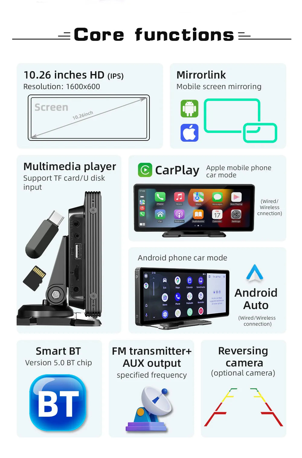 CarPlay Pro Max (2024) + GRATIS bakkamera