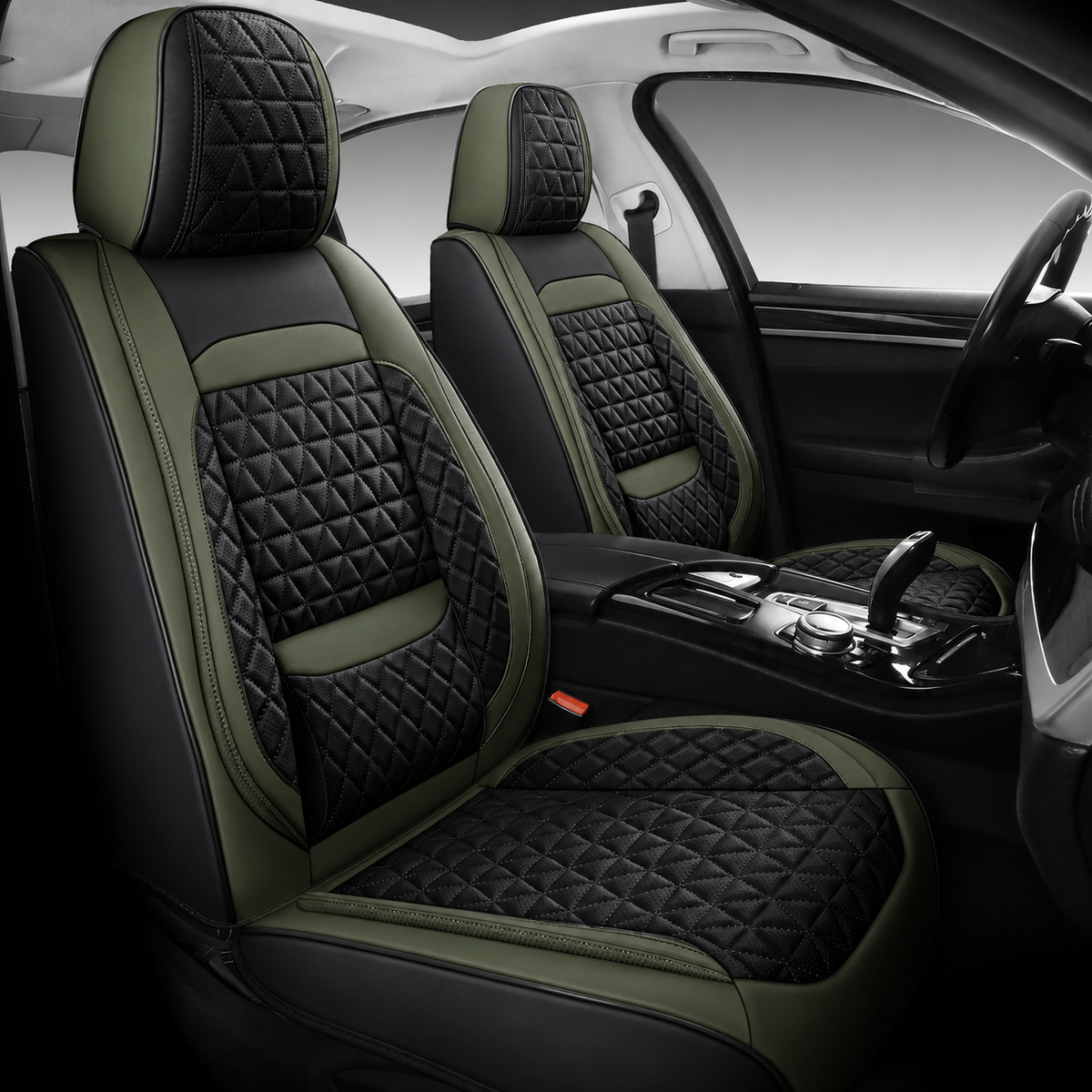 Huse pentru scaune auto cu model diamant