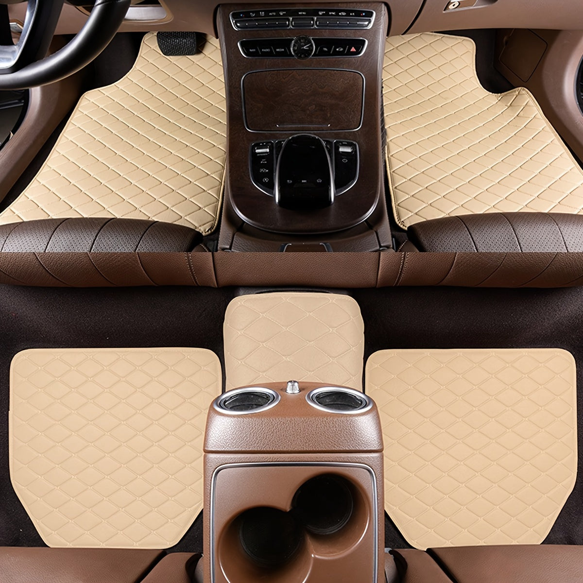 Anti-Slip Car Floor Mats (front and rear mats)