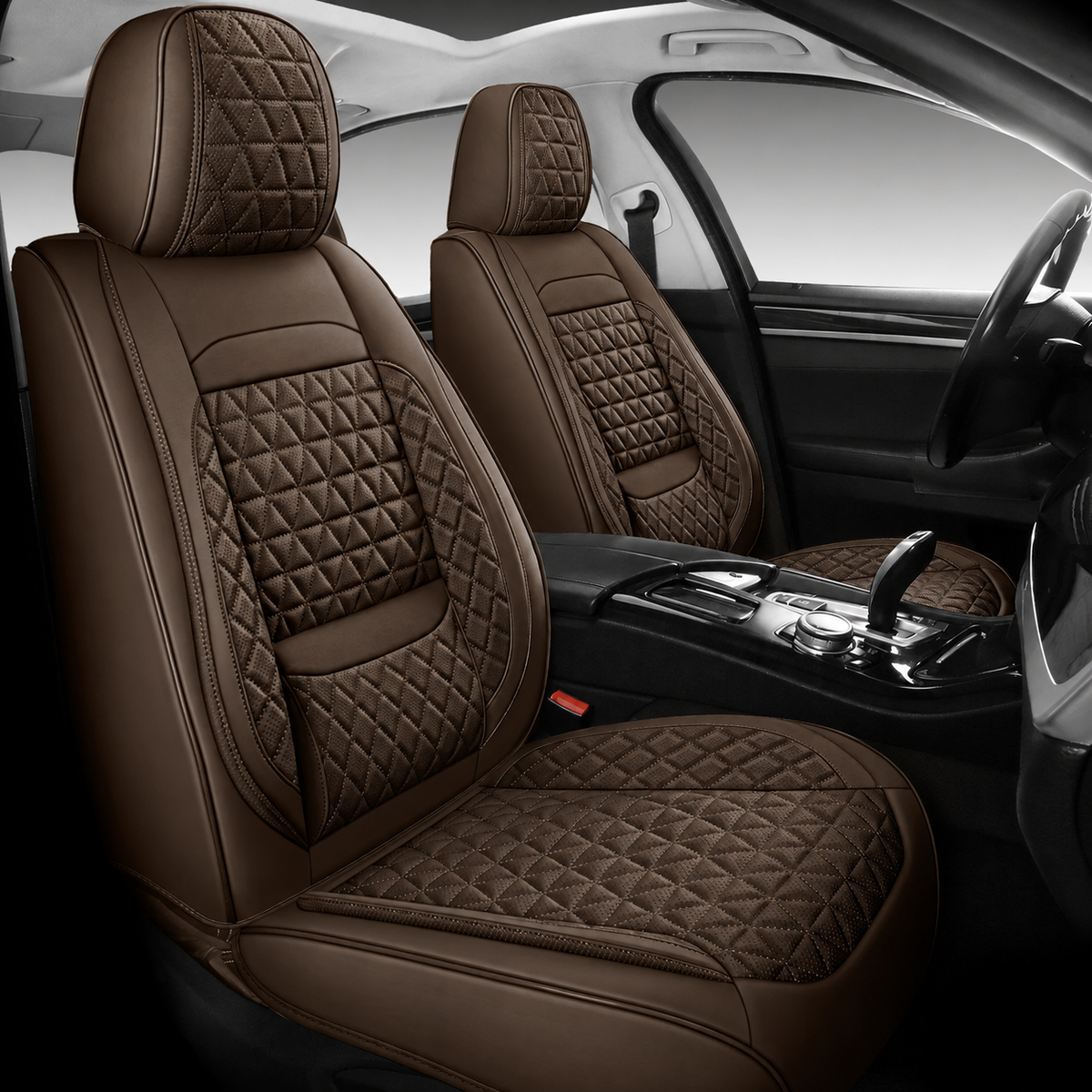 Huse pentru scaune auto cu model diamant