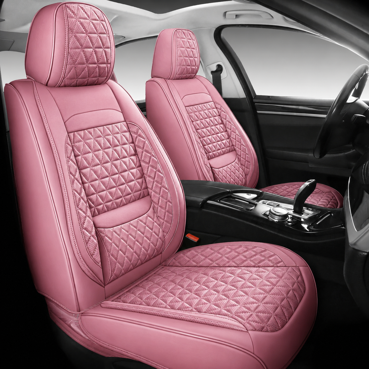 Huse pentru scaune auto cu model diamant