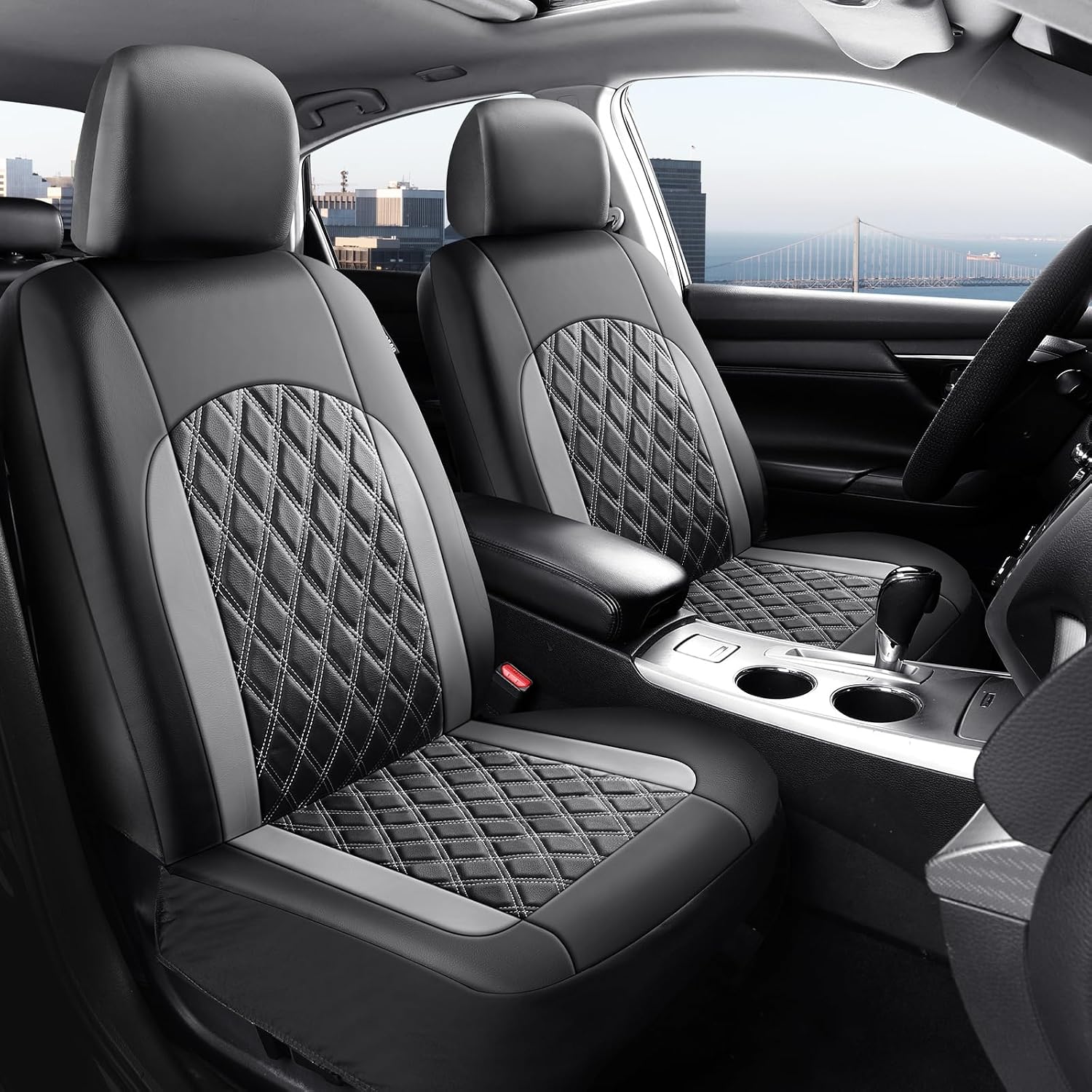 Heavy-Duty Leather Car Seat Covers