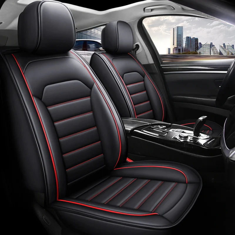 Durable leather car seat covers