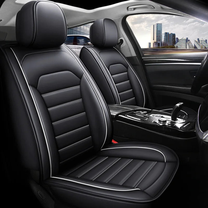 Durable leather car seat covers