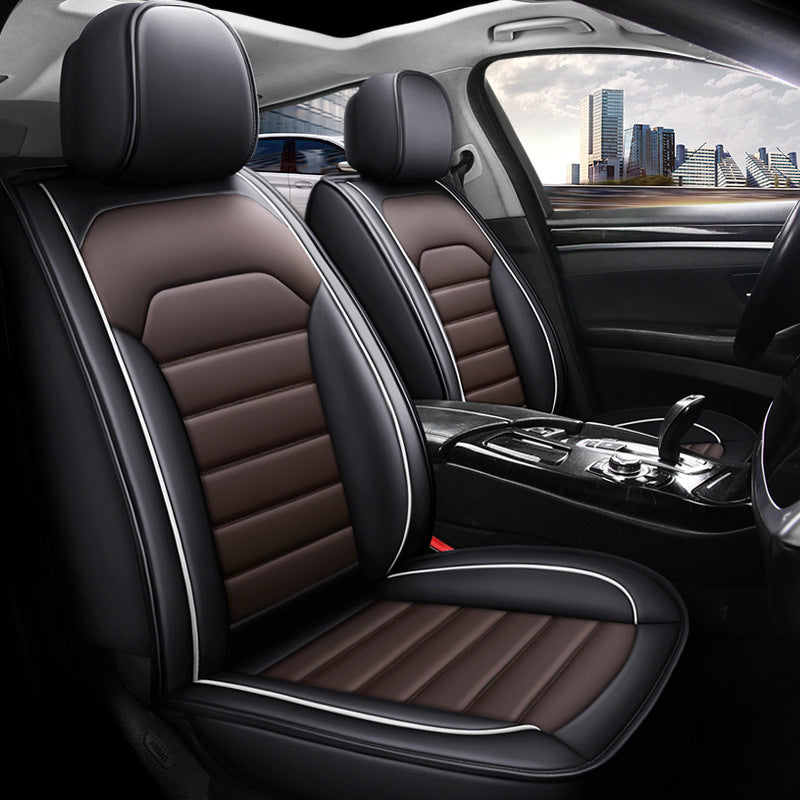 Durable leather car seat covers
