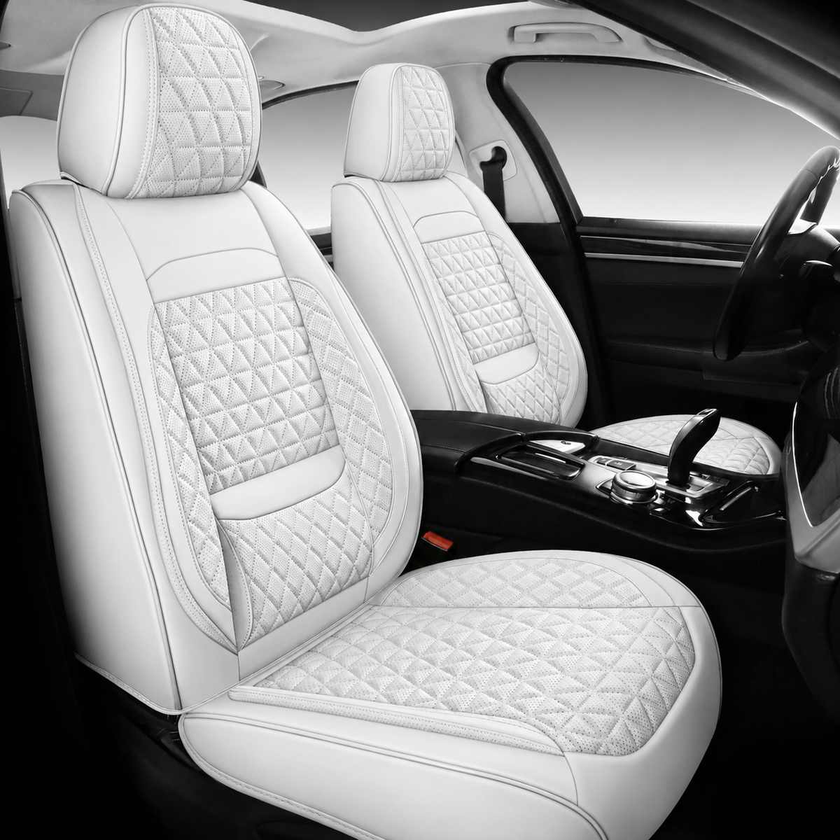 Huse pentru scaune auto cu model diamant
